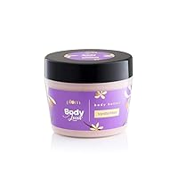 Plum Vanilla Body Butter for Dry Skin, With Shea Butter & Sunflower Oil, Deep Moisturizing Body Cream Lotion with Brazilian Seed Oil & Vitamin E, Non Sticky & Mineral Oil Free, 7.05 Oz