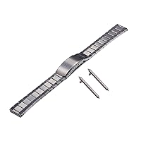 20mm Watch Band,316L Brush Polish Stainless Steel Quick Release Large Size Vintage Style Bracelet Watch Band Strap Bracelet Fit For Seiko Casio Rado Omega Speedmaster Seamaster Universary Men Watch