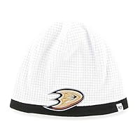 47 NHL Child/Kid's Cuffless Grid Fleece Beanie Hat - Youth NHL Knit Skull Winter Cap