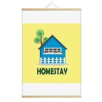 Home Office Active Isolation Scroll Hanging Painting Decorative Picture