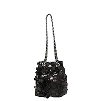 New Multi Sequins Luxury Designer Women Shoulder Bag Lady Handbag Chain Tote Crossbody Evening Dinner Underarm Bag Satchel