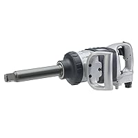 Ingersoll Rand 285B-6 1 Pneumatic Impact Wrench - Heavy Duty Torque Output, 6 Inch Extended Anvil, 1 Inch, 2 Handles, High Precision, Accessibility, Control, Gray