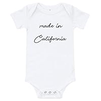 Onesie, Made in California, Newborn, White, T-Shirt