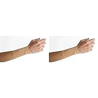 Tattoo Cover Up Concealer Sleeve, Wrist or Instep coverage, UPF 50 Protection, Slip Free, for Men & Women (Unisex), 4 Pack, TAN