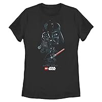 Fifth Sun Lego Star Wars Vader Dark Side Women's Short Sleeve Tee Shirt