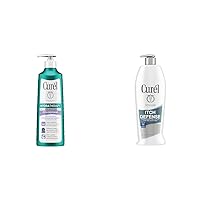 Curel Hydra Therapy, Itch Defense Moisturizer, Wet Skin Lotion, 12 Ounce & Itch Defense Calming Body Lotion, Moisturizer for Dry, Itchy Skin, Body and Hand Lotion