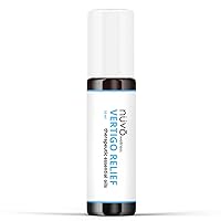 Vertigo Relief Organic Essential Oil - Combat Motion Sickness Naturally - Travel with Our Easy to Use Roll On - Soothing Scent of Mandarin and Ginger for Dizziness Support -10ml - Product of Canada