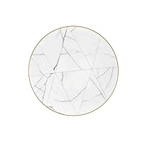 Carrara Charger Plate White Marble