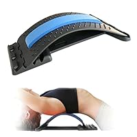Heimwell 4 Level Back Stretcher for Lower Back Pain Relief, Adjustable Back Cracker, Lumbar Support, Acupuncture Massager for Muscles, Sciatica, Scoliosis, Herniated Disc