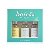 Boiess Colognes For Moms, Babies & Kids | Natural Eau de Cologne | White Blossom, Lavanda & Poppymint | Clean & Fresh Scent | Fragrance For Soft & Sensitive Skin | Pack of 3(100ml x 3)