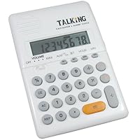 Maxi Handheld Talking Calculator with Alarm - Spanish