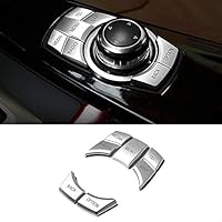 Interior Center Console iDrive Multimedia Button Trim Cover for BMW X5 X6 E70 E71 2010-2014
