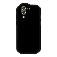 for CAT S60 Case, Soft TPU Back Cover Shockproof Silicone Bumper Anti-Fingerprints Full-Body Protective Case Cover for CAT S60 (4.70 Inch) (Black)