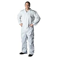 (68522) Contractor Grade 3-Player SMS Disposable Coverall, Size XXXL, Pack of 1, Protection from Paint, Particulates, Liquids, Sprays, Powders, Fiberglass, Sanding Dust