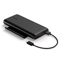 Belkin Gaming Power Bank with Stand (Play Series) 10K Portable Charger with Smartphone Stand (Watch Videos and Play Games While Charging) Battery Pack (BPZ002btBK)
