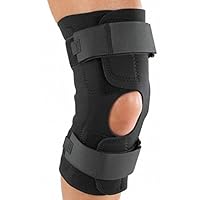 Reddie Hinged Knee Support Brace: Neoprene Wrap-Around, MCL and LCL Sprains, Large