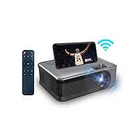 YABER V5 Mini Projector, 2.4G+5G WiFi Bluetooth Projector 1080P Full HD  Supported, 8000 Lumens Portable Projector with Synchronize Screen&Zoom for  TV Stick/PC/Android/iOS/iPhone/PS4/Win10/PS5/tablet: Projectors