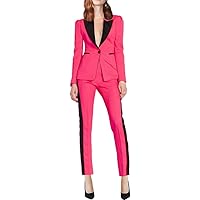 Double Breasted Women Pantsuits Blazer Formal Ladies Business Office Tuxedos Work Wear Suits