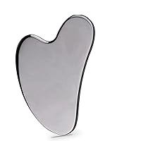 Stainless Steel Gua Sha Facial Massage Tool - Muscle Scraping Gua Sha Tool for Face Relaxing Soft Tissue, Reduce Head & Neck Pain.