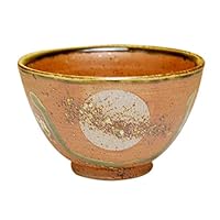 有田焼やきもの市場 Japanese Rice Bowl 4.5 inches in Diameter Ceramic Pottery Made in Japan Arita Imari ware Fuku kasumi Moon Blown