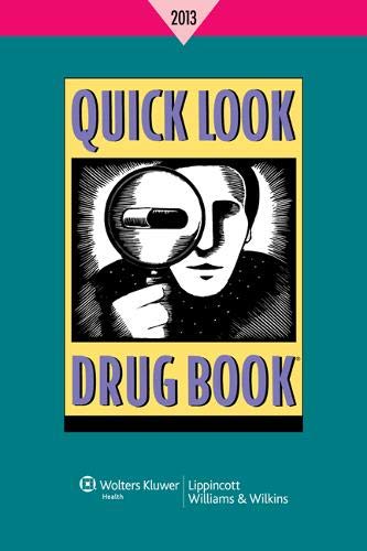 Quick Look Drug Book, 2013