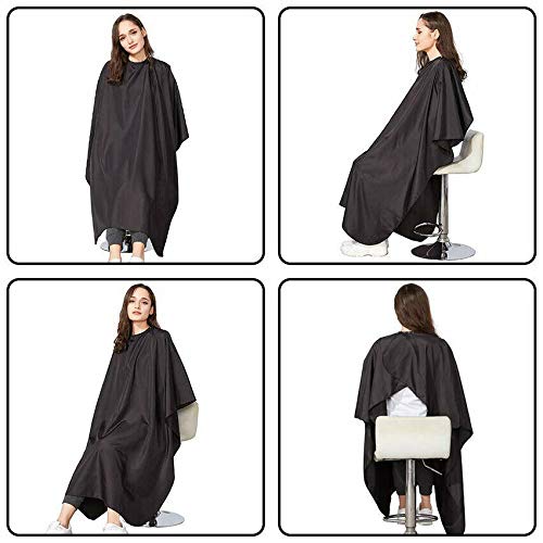 Original CreaClip Hair Cutting Cape - With Line Closure and All Fit One Collar, Haircut Cape, Salon Cape - Hair Cape for CreaClip Hair Cutting Tool