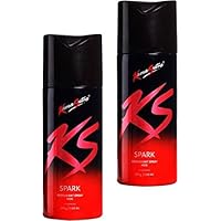 KamaSutra Spark Deodorant Spray - for Men 150 ml (Pack of 2)
