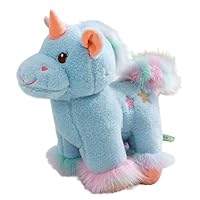 Cute Creative Unicorn Doll Pillow Soft Toy (25cm,Blue)