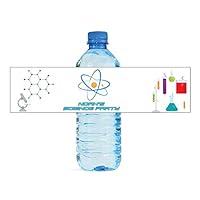 Science Theme Kids Birthday Party Special Occasion Water Bottle Label