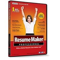 ResumeMaker Professional Deluxe 20 - Software to Create Professional Resumes Includes Sample Resumes Written by Certified Resume Writers, Career Advice, Job Searches & Interview Questions - CD - PC