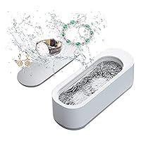 Ultrasonic Jewelry Cleaner - Protable Professional Ultrasonic Cleaner Machine for Jewelry, Ring, Silver, Retainer, Eyeglass, Watches, Coins