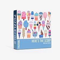 Here's The Scoop Puzzle - 500 Piece Jigsaw Ice Cream Puzzle