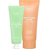Butt Acne Spot Treatment Cream (Tube Type) + Butt & Thigh Scrub Wash | Treatment Cream and Booty Scrub for Acne, Cellulite, Ingrown Hair, Bikini & Razor Bump | For all skin type…