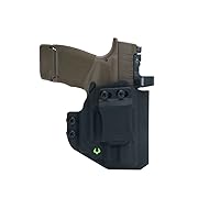Viridian Kydex Holster, Concealed Carry, Inside Waistband, Right and Left Handed with Instant-ON, Compatible with Viridian Lights & Lasers