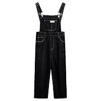 Denim Overalls Strap Straight Jeans Spring Girls Waist Jumpsuit Streetwear