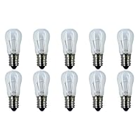 CEC Industries #6S6 6V Bulbs, 6 V, 6 W, E12 Base, S-6 shape (Box of 10)