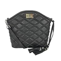 Zenith Women's Quilted Leather Dome Convertible Crossbody