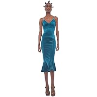 Norma Kamali Women's Slip Fishtail Dress