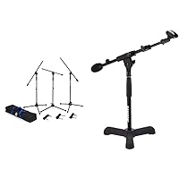 Samson BL3VP Boom Stand and Cable (3-Pack) + Samson MB1 Mini Boom Stand