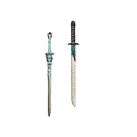 2PC 1/12 1/12 Scale Accessories Metal Sword Model for 6