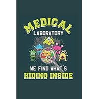 Medical Laboratory we find what's Hiding Inside: Cool Animated Design For Medical Lab Team Professionals Notebook Composition Book Novelty Gift (6