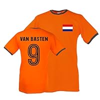 Marco Van Basten Holland Ringer Tee (Orange)