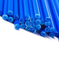 x13,000 89mm x 4mm Blue Plastic Lollipop Sticks Bulk Wholesale by Loypack