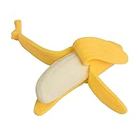 Realistic Banana Toy , Squeezed Banana Toy Stress Reliever Squeezed Tricky Toy for Children Adult Yellow, Toddler Banana Toy