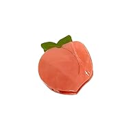 Peach Shape Hair Claw Clip Fruit Non-Slip Hair Accessories 3.2