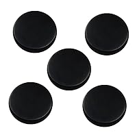 Authentic Shungite Sticker for Phone Case Tablet Laptop Computer - Round Dot Healing Energy Shungite Stones Protection Plate with Carbon Fullerenes 5 Pack (Polished, 50 mm / 1.96