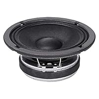 6FE200-4 6-inch Professional Midrange Loudspeaker 130 Watts Rms 260 Watts Max 4 OHM Mid Bass Home Car Audio Waterproof Cone