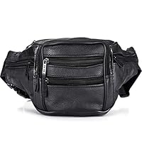 Waist Pack Fashion Men Genuine Leather Waist Packs Men Organizer Travel Waist Pack Necessity Waist Belt Mobile Phone Bag