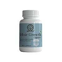 Hair Growth Capsules | For Increased Hair Growth and Less Hair fall | Increases Shine | Reduces Greying of Hair | 60 Capsules