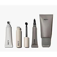 Refy Everyday Collection - Face Primer, Lip Buff, Clear Lip Gloss and Brow Tint in Soft Brown